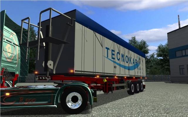 gts trailer Tecnokar by Italian Job verv container GTS TRAILERS