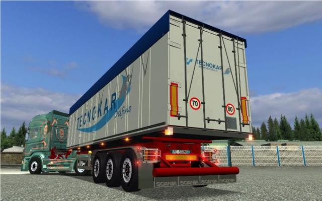 gts trailer Tecnokar by Italian Job verv container GTS TRAILERS