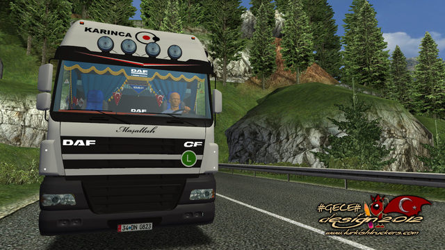 gts Daf CF + trailer KARINCA by #GECE# passw www GTS COMBO'S