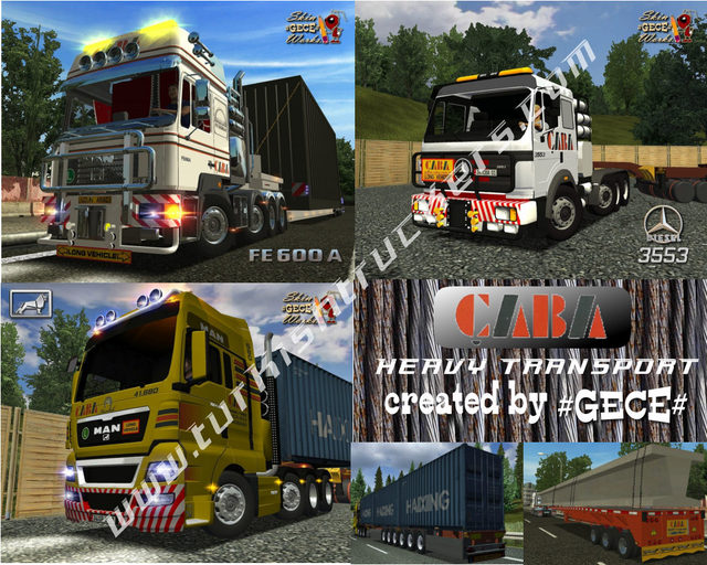 gts Heavy Transport CABA + 2 trailers beton & cont GTS COMBO'S