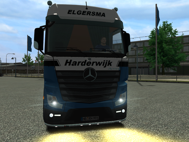 gts Mercedes Actros MP4 + trailer Elgersma Harderw GTS COMBO'S