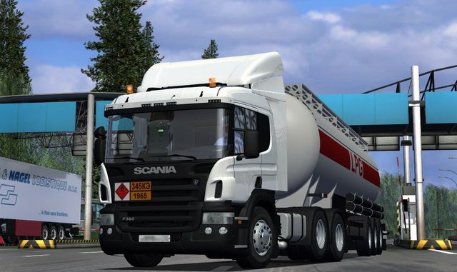 gts Scania P380 + trailer cistern by fastalex,FChr GTS COMBO'S