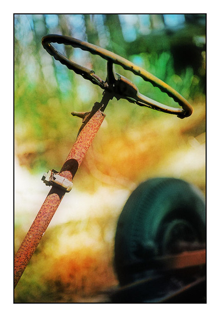 Old Steering Wheel Art 35mm photos