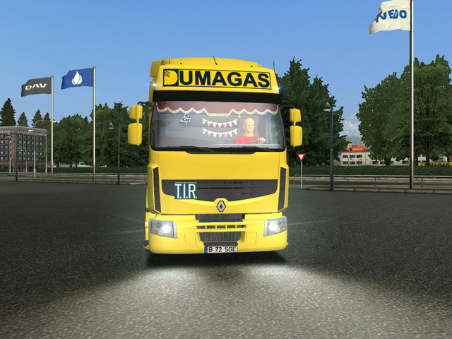 gts Renault Premium 450 DXI + Trailer DUMAGAS verv GTS COMBO'S