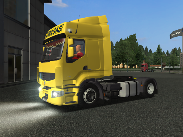 gts Renault Premium 450 DXI + Trailer DUMAGAS verv GTS COMBO'S