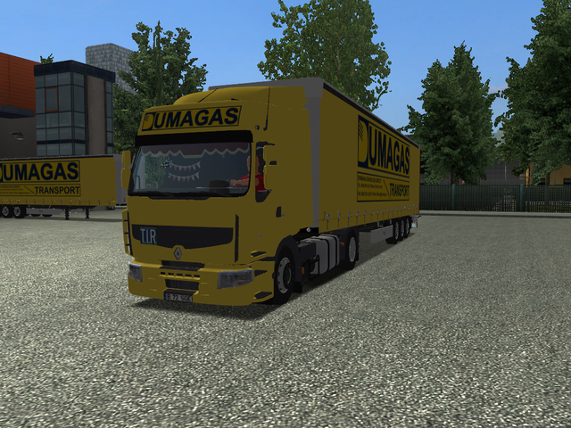 gts Renault Premium 450 DXI + Trailer DUMAGAS verv GTS COMBO'S