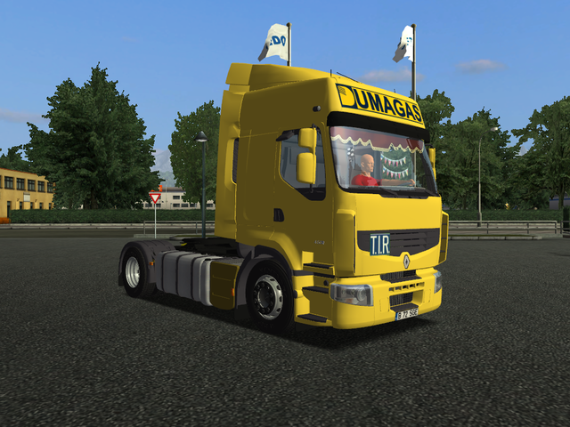 gts Renault Premium 450 DXI + Trailer DUMAGAS verv GTS COMBO'S