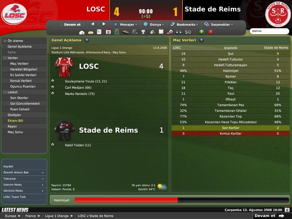 ucuncu lille-stade de reims - 