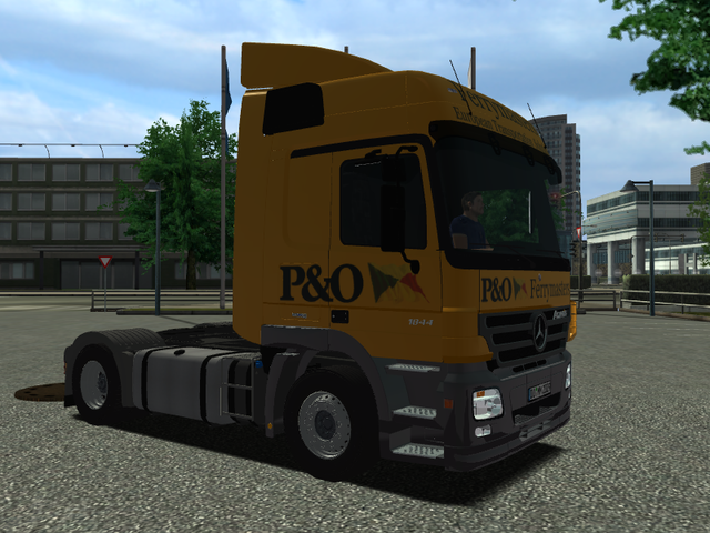 ets Mercedes Actros + Krone P & O Ferrymasters by  ETS COMBO'S