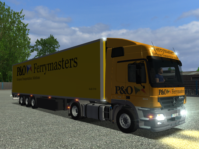 ets Mercedes Actros + Krone P & O Ferrymasters by  ETS COMBO'S