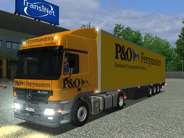 ets Mercedes Actros + Krone P & O Ferrymasters by  ETS COMBO'S