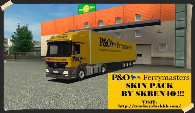 ets Mercedes Actros + Krone P & O Ferrymasters by  ETS COMBO'S