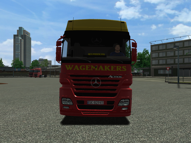 ets Mercedes Actros 6x2 + trailer Wagemakers verv  ETS COMBO'S