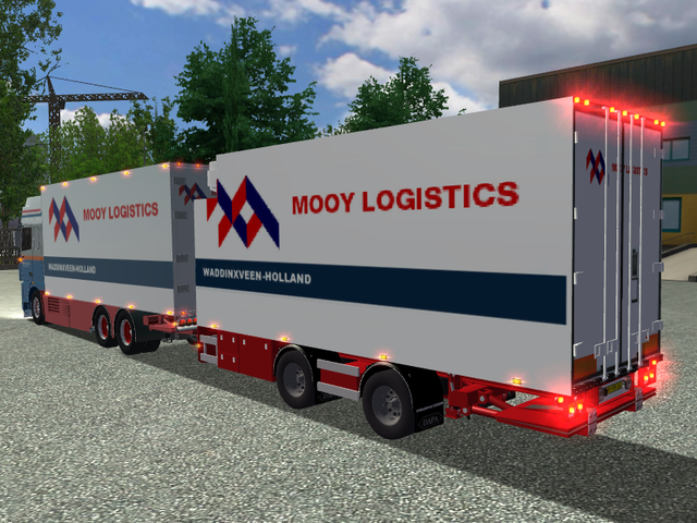 ets Daf XF BDF + tandem Mooy Logistics Waddinxveen ETS COMBO'S