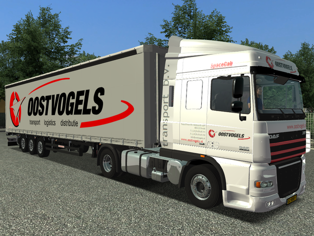 ets Daf XF + trailer OOSTVOGELS 1 ETS COMBO'S