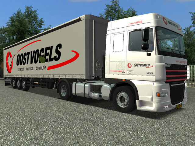 ets Daf XF + trailer OOSTVOGELS ETS COMBO'S