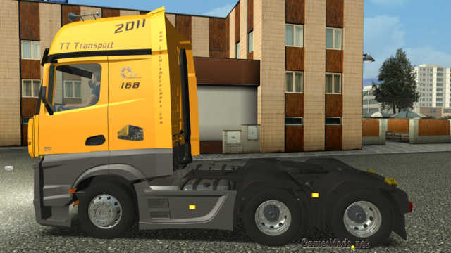 gts Mercedes Actros 1851 MP4 TT 6x4 + interieur by GTS TRUCK'S