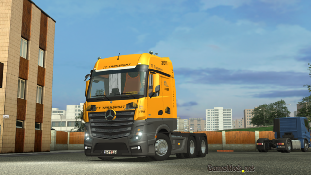 gts Mercedes Actros 1851 MP4 TT 6x4 + interieur by GTS TRUCK'S