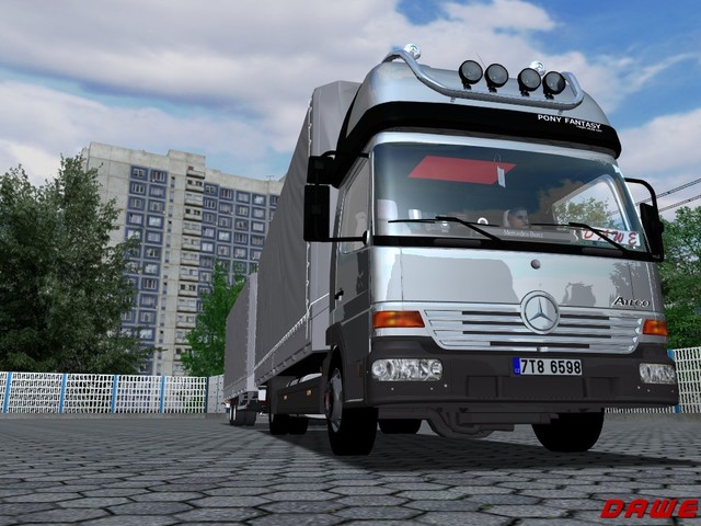 gts Mercedes Atego 817 BDF + tandem by Kamil,Rockw GTS COMBO'S