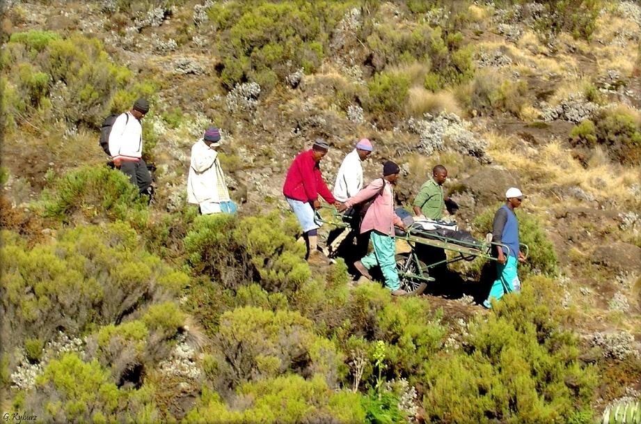 15.mountain rescue on Kili - 