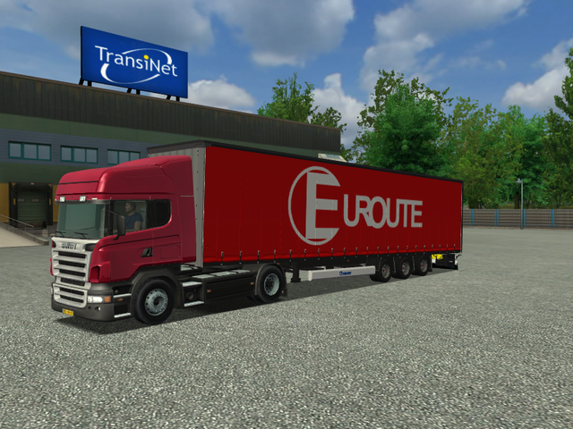 ets Scania R + trailer Euroute ETS DIVERSEN