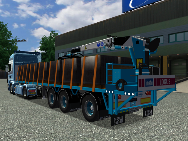 ets Scania 124L 420 + trailer stenen REDDER Stapho Redder Transport Staphorst